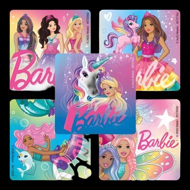 SmileMakers® 100 per Roll Barbie Fantasy Sticker 2-1/2 Inch