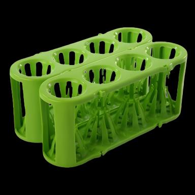 Adapt-A-Rack® Open-Sided Test Tube Rack - Flexible, 4-Place, 5-50 mL, Green