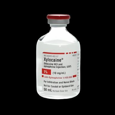 Xylocaine® with Epinephrine Lidocaine HCl / Epinephrine 1%, 10 mg / mL Injection Multiple-Dose Vial 50 mL