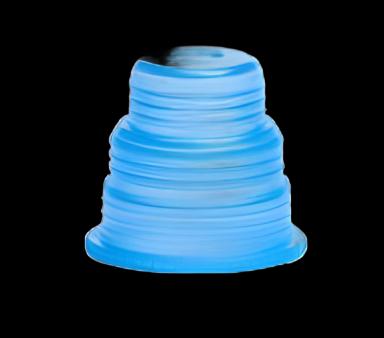 Hexa-Flex™ NonSterile Polyethylene Snap Caps for Blood Collection Tubes, Blue