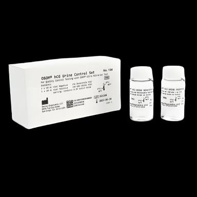 Reproductive Endocrinology Control Set OSOM® Urine hCG Human Chorionic Godadotropin (hCG) Urine Positive Level / Negative Level 2 X 10 mL