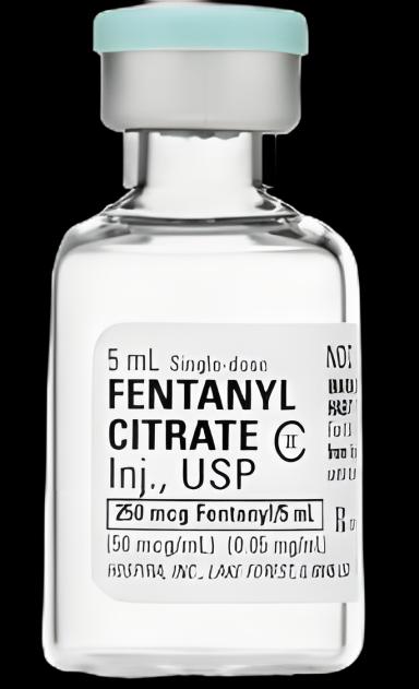 Fentanyl Citrate, Preservative Free 50 mcg / mL Injection Vial 5 mL CII