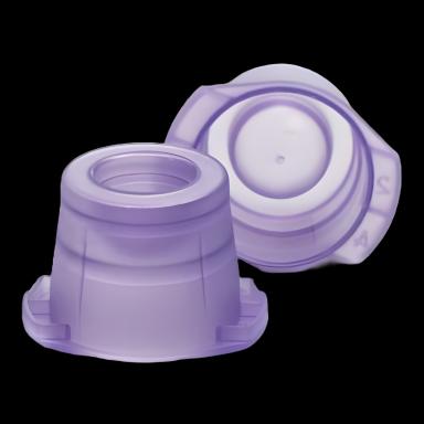 McKesson Universal Snap Caps for Blood Collection Tubes - Polyethylene, Lavender, Fits 12mm/13mm/16mm