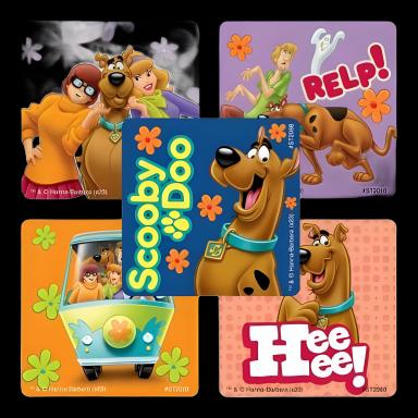SmileMakers® 100 per Box Classic Scooby-Doo Sticker 2-1/2 Inch