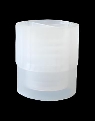 Sarstedt LDPE Skirted Push Cap for 11.5/12mm Tubes - Clear, Latex-Free