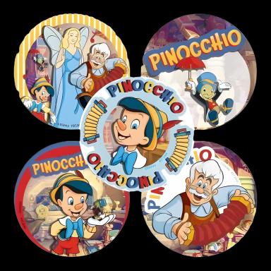 SmileMakers® 100 per Roll Pinocchio Classic Sticker 2-1/2 Inch