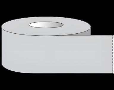 Blank Label Tape Shamrock Multipurpose Label Gray Tape 1/2 X 500 Inch