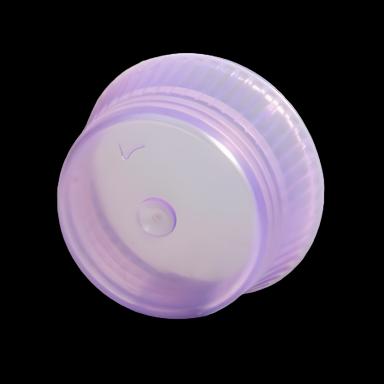 Uni-Flex® Safety Cap Tube Closure Flexible Plastic Over-Locking Lavender 13 mm For 13 mm Culture Tubes NonSterile