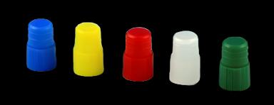 Globe® Scientific Tube Closure Polyethylene Orange For 12 mm Tubes