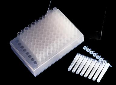 Corning® Tube Closure Polyethylene 8-Cap Strip White For Costar Cluster Tube System Sterile