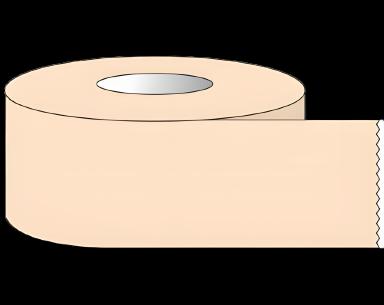 Blank Label Tape Shamrock Multipurpose Label Salmon 1/2 X 500 Inch