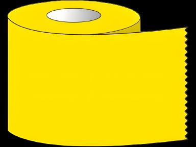 Blank Label Tape Multipurpose Label Yellow 1 X 500 Inch - ST-10-2