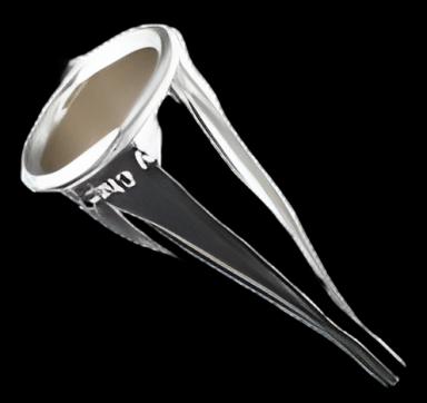Ear Speculum Tip Oval Tip Size 4 Chrome Plated 8 mm Reusable