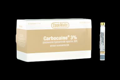 Carbocaine Mepivacaine HCl 0.03% Dental Injection Cartridges 1.7 mL - 50 Pack
