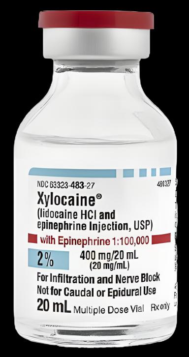 Xylocaine® with Epinephrine Lidocaine HCl / Epinephrine 2% - 1:100,000 Injection Multiple-Dose Vial 20 mL - 63323048327