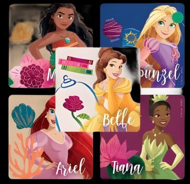 SmileMakers® 100 per Pack Disney Princess Sticker 2-1/2 Inch