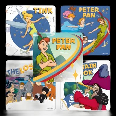 SmileMakers® 100 per Roll Peter Pan Classic Sticker 2-1/2 Inch