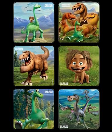 Disney® The Good Dinosaur Stickers, 75 per Roll, 2-1/2 Inch - Pediatric Reward