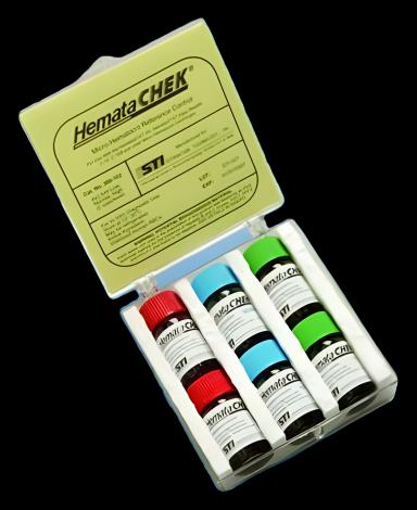 Hematology Control Set HemataCHEK® Hematocrit Low Level / Normal Level 6 X 2 mL