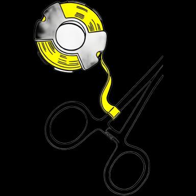 Blank Label Tape Barkley® Colored Identification Tape Yellow Tape