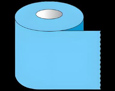 Shamrock Multipurpose Medical Label Tape - Blue, 1-1/2 X 500 Inch