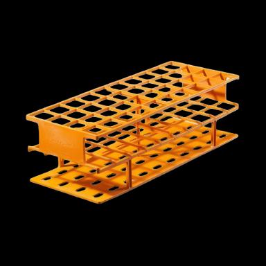 Nalgene Unwire 40-Place Test Tube Rack for 25mm Tubes - Orange