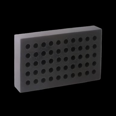 Test Tube Rack 50 Place 15 to 16 mm Tube Size Gray