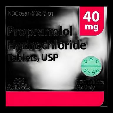 Propranolol HCl 40 mg Tablets by Teva - Beta-Blocker for Hypertension & Anxiety