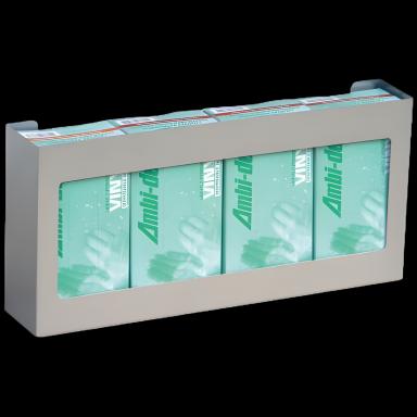 Omnimed Stainless Steel Glove Box Holder - Wall Mounted, 4-Box Capacity