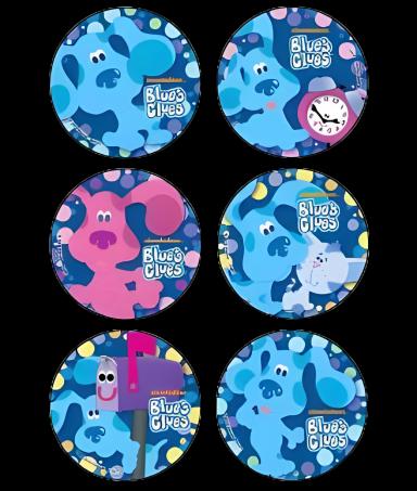 Disney® 75 per Box Blues Clues Sticker 2-1/2 Inch