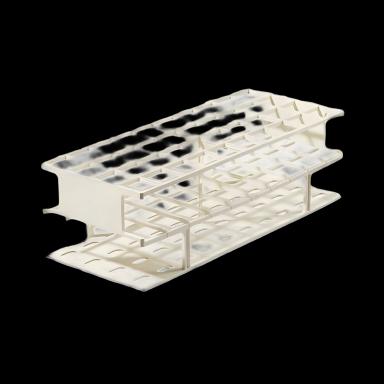 Nalgene Unwire 40-Place Test Tube Rack for 25 mm Tubes, White - 5970-0025