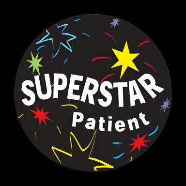 PDC® 250 per Unit Super Star 2 Inch Patient Reward Stickers