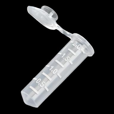 McKesson 2 mL Polypropylene Microcentrifuge Tubes with Snap Cap