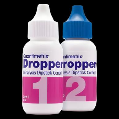 Urine Chemistry Control Set Dropper® Urinalysis Dipstick Testing 2 Levels 4 X 25 mL