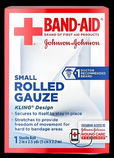 Band-Aid® Conforming Bandage 2 Inch X 2-1/2 Yard Sterile Polyester/Rayon Roll