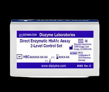 Diabetes Management Test Control Set Diazyme Direct Hemoglobin A1c (HbA1c) Level 1, 2 2 X 0.5 mL