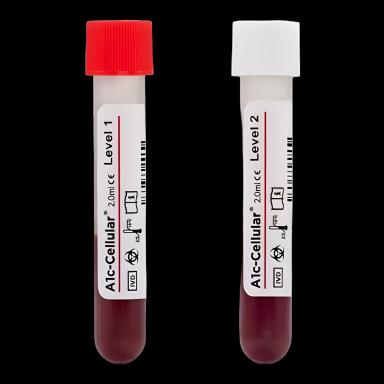 Diabetes Management Test Control Set A1c-Cellular™ Hemoglobin A1c (HbA1c) Level 1, 2 6 X 2.0 mL