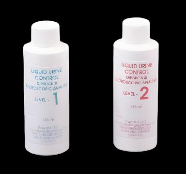 Kenlor Liquid Dipstick/Microscopic Urine Control Set - Level 1 & 2, 2 X 115 mL