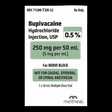 Bupivacaine HCl, Preservative Free 0.5%, 5 mg / mL Injection Multiple-Dose Vial 50 mL