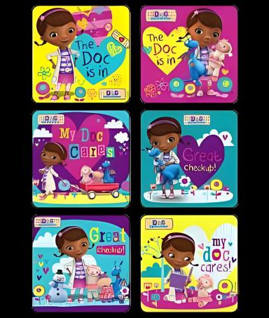 Disney® Doc McStuffins Stickers, 75 per Roll - Pediatric Patient Rewards