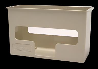 Glove Box Holder Kendall Cabinet Mounted 1-Box Capacity Putty Plastic