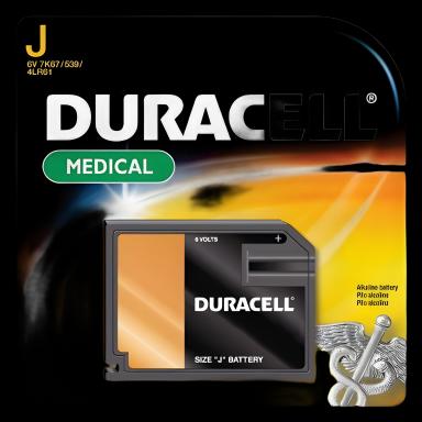 Duracell 6V J Cell Alkaline Battery for Medical Devices - Single Pack