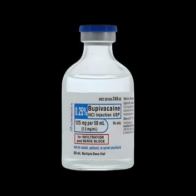 Bupivacaine HCl 0.25%, 2.5 mg / mL Injection Multiple-Dose Vial 50 mL - 1017160