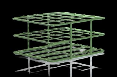 Poxygrid® 20-Place Epoxy-Coated Test Tube Rack for 18-20mm Tubes