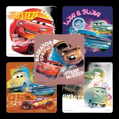 SmileMakers® 100 per Roll Disney•Pixar Cars Sticker 2-1/2 Inch