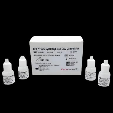Drugs of Abuse Control Set DRI® Fentanyl II Low Level, 0.5 ng / mL, High Level, 1.5 ng / mL 2 X 10 mL