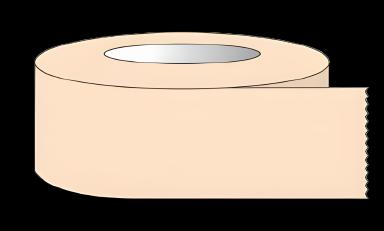 Salmon Multipurpose Blank Label Tape 1/2 Inch x 60 Yard for Medical Labeling