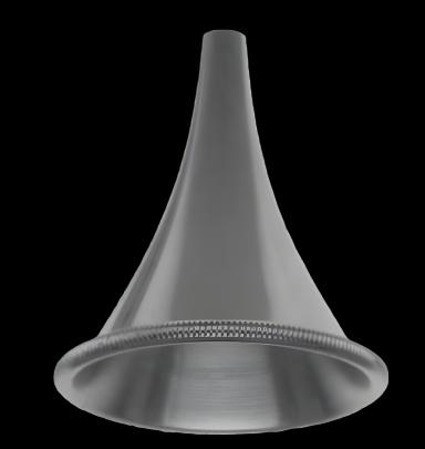 Ear Speculum Tip Round Tip Chrome Plated 8 mm Reusable