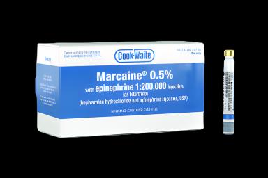 Marcaine™ with Epinephrine Bupivacaine HCl 0.5% Injection Dental Cartridge 1.8 mL