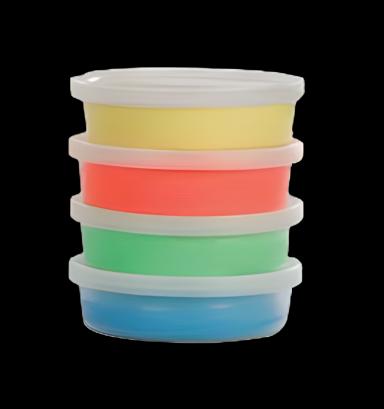 AliMed Color-Coded Therapy Putty, 2X-Soft, 4 oz. - Silicone Hand Strengthening Aid